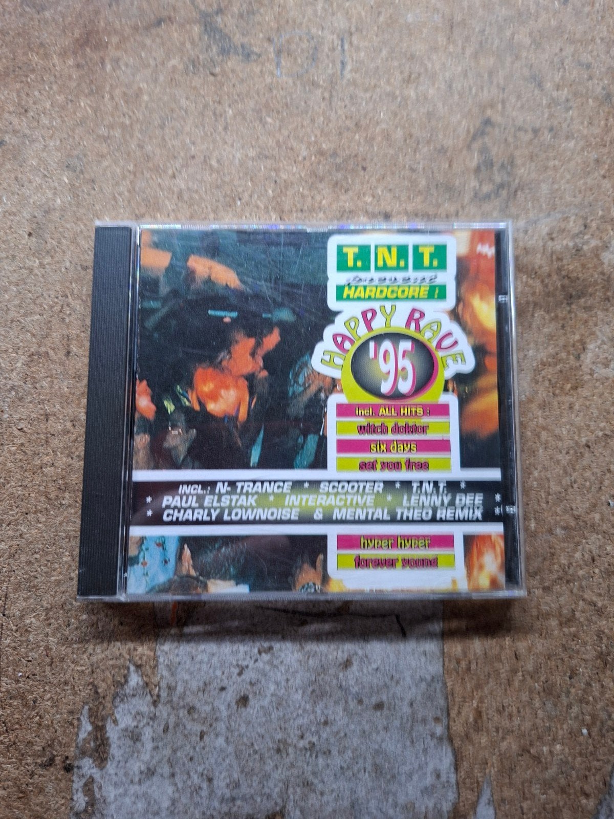 T.N.T. Happy Rave '95 Hardcore CD - Diverse Artiesten, Ophalen of Verzenden