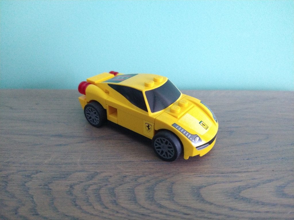 Lego Racers 30194 Shell Promotional Ferrari 458 Italia, Lego, Ophalen of Verzenden, Zo goed als nieuw, Compleet