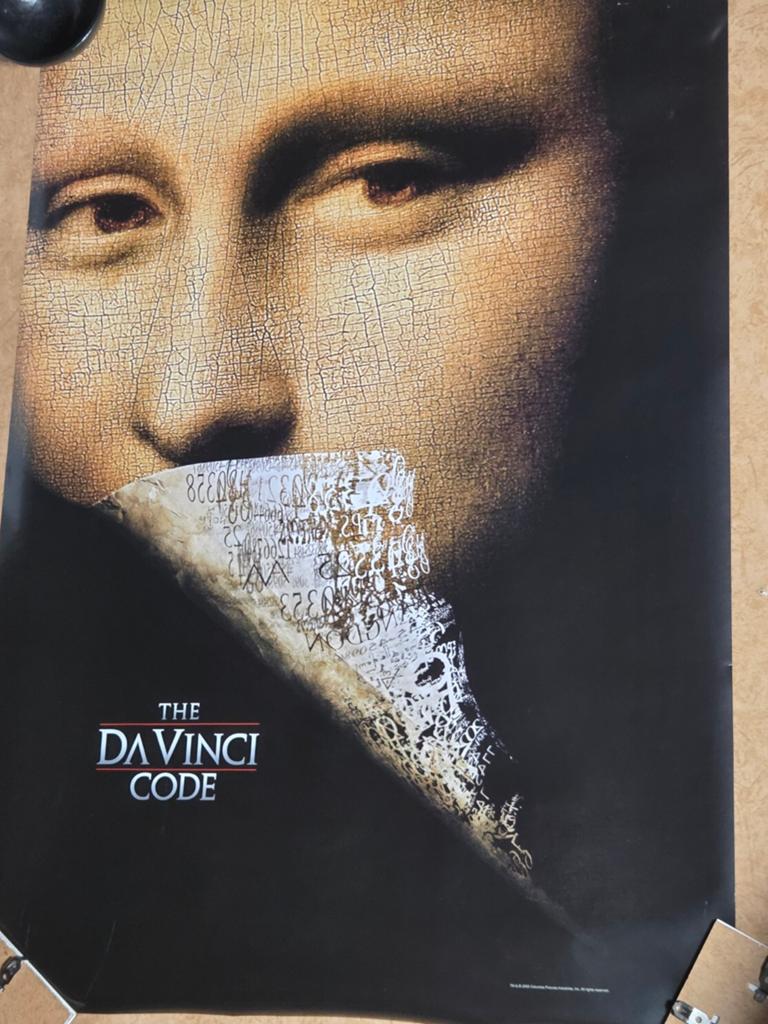 The Da Vinci Code Filmposter, Ophalen of Verzenden, Gebruikt