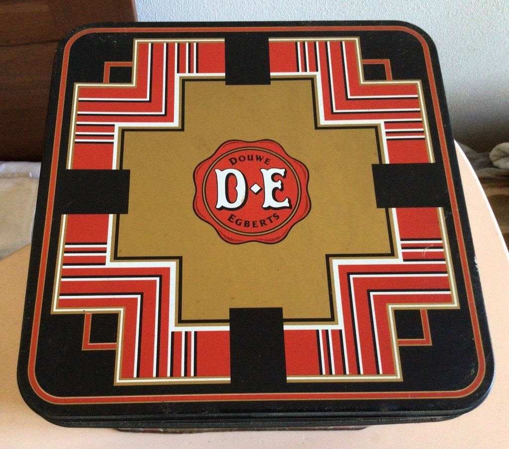 Douwe Egberts blijk, 24x24x22 cm, Verzamelen, Ophalen of Verzenden, Gebruikt, Koffie, Douwe Egberts