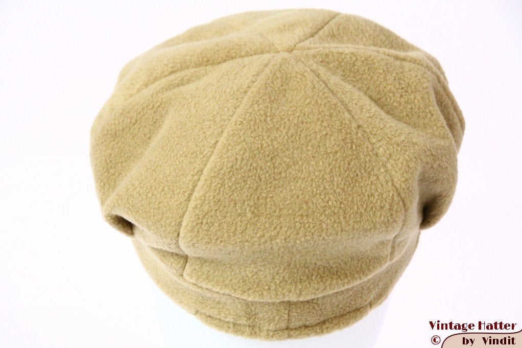 Winter ballonpet RV International geel beige fleece 55-57, Kleding | Dames, 56 of 57 cm (M, 7 of 7⅛ inch), Nieuw, Ophalen of Verzenden