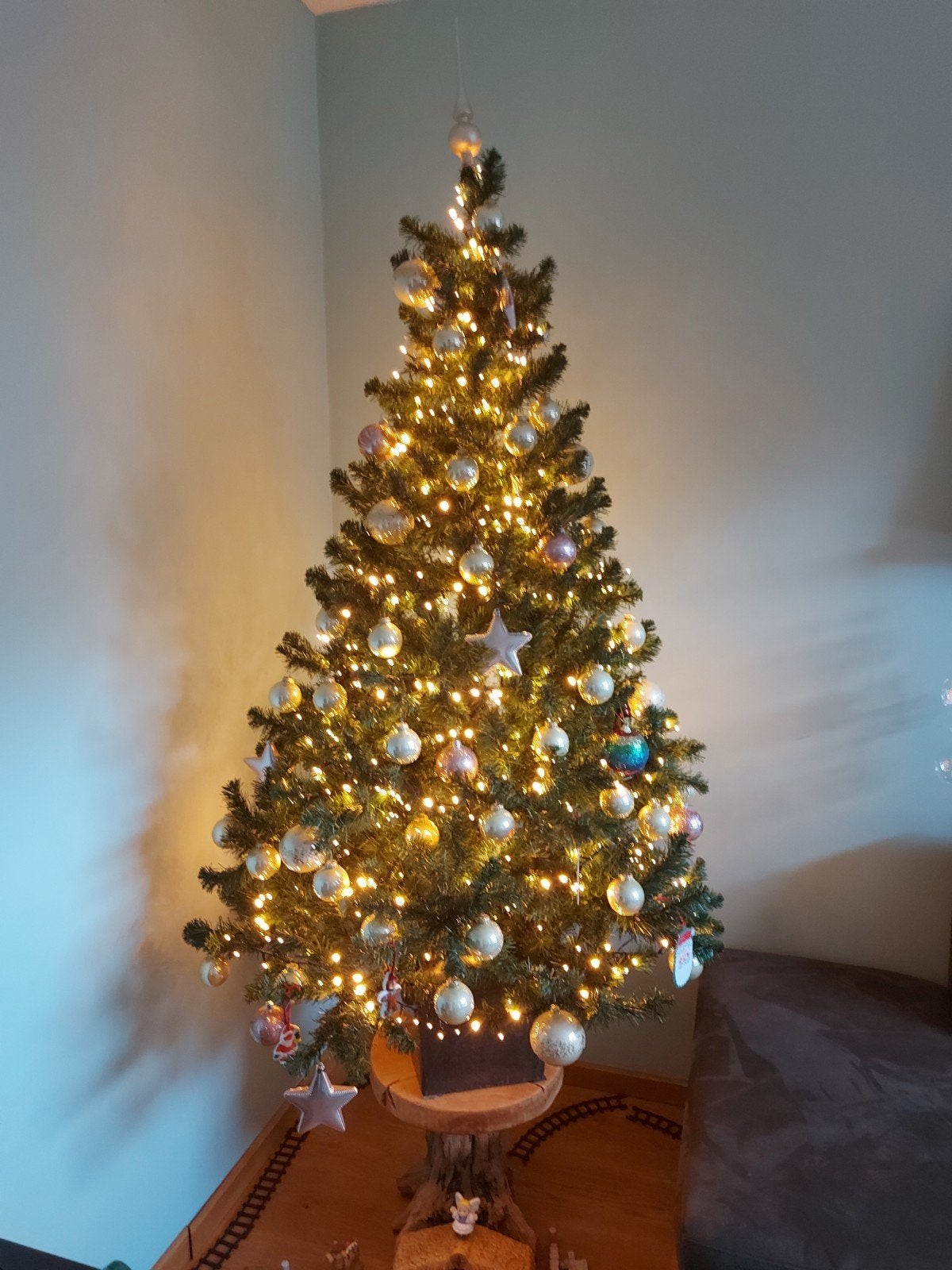 Kunstkerstboom / kunst kerstboom 185 cm, Ophalen