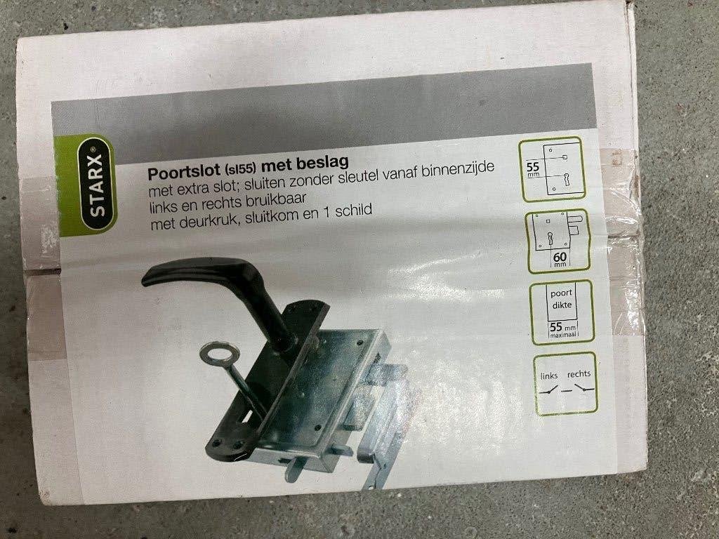 Poortslot, Ophalen of Verzenden, Nieuw, IJzer, Slot