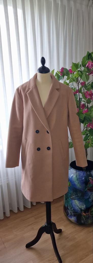 Clockhouse beige mantel, maat 40, Maat 38/40 (M), Beige, Ophalen of Verzenden, Zo goed als nieuw