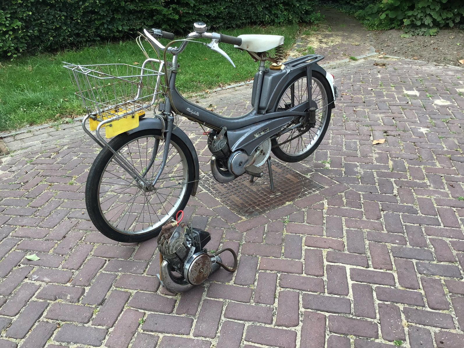 Kaptein Mobylette eeg met reserve blok, Fietsen en Brommers, Ophalen, Maximaal 45 km/u, 49 cc, Overige merken