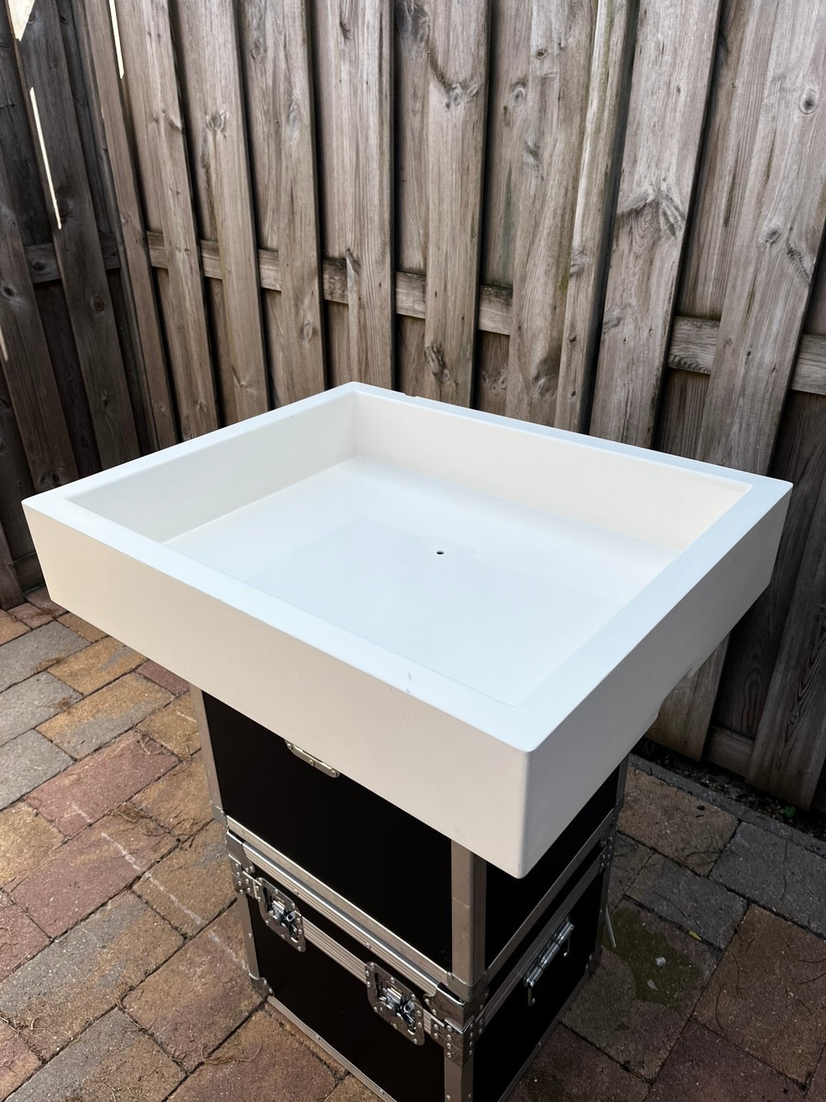 Horeca Crushed ice bak wit PVC, Ophalen, Gebruikt