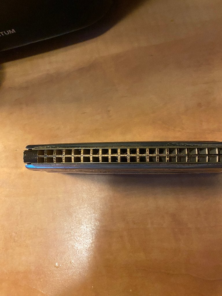 Mondharmonica, Ophalen, Gebruikt, Met koffer of doosje