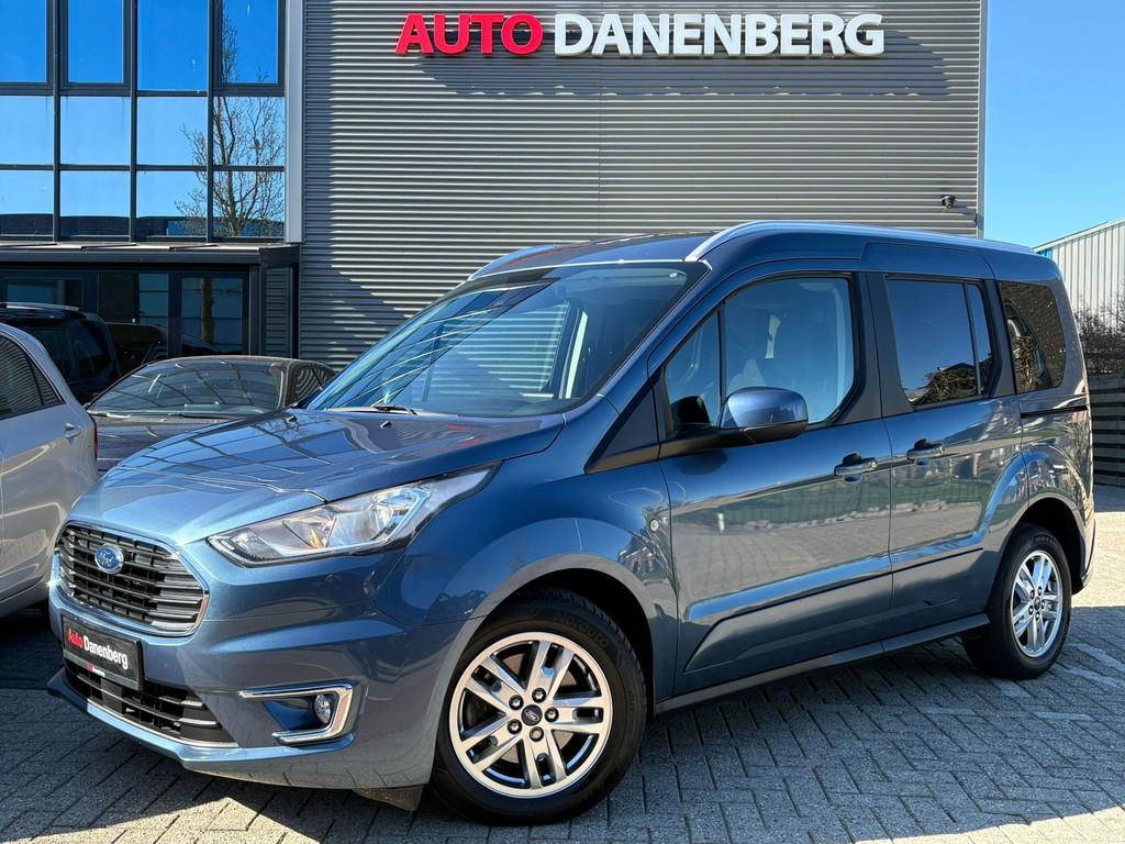Ford Tourneo Connect Compact 1.0 Titanium MPV! CAMERA,GARANT, Auto's, Ford, Voorwielaandrijving, Zwart, Blauw, Origineel Nederlands
