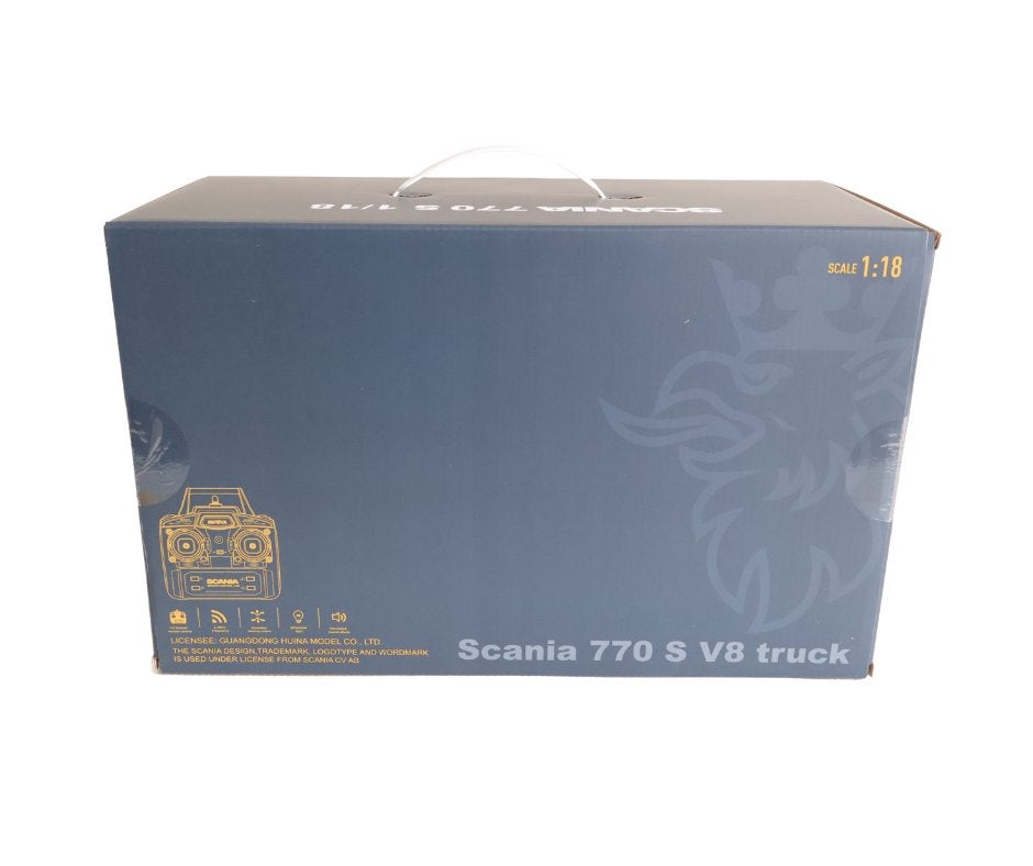 HUINA SCANIA 770S RC TRUCK RTR GREEN 1/18, Ophalen of Verzenden, Nieuw, Overige schalen, Auto offroad
