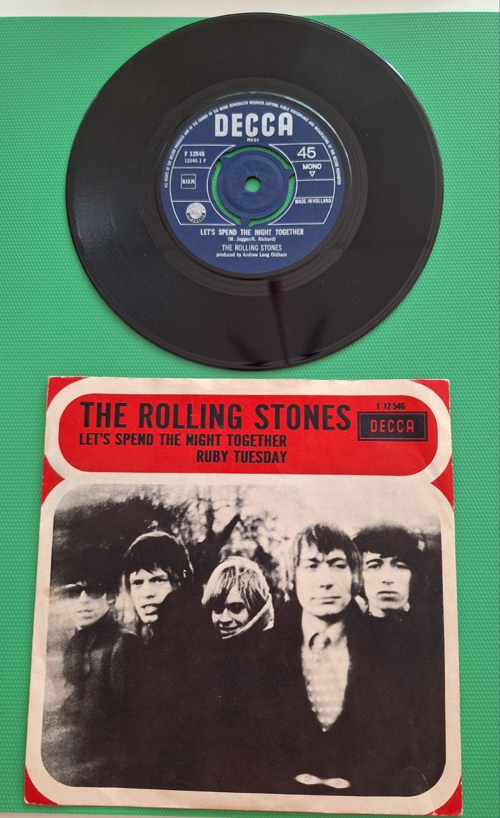 The Rolling Stones letsel spend the night together, Ophalen of Verzenden, Zo goed als nieuw, Pop