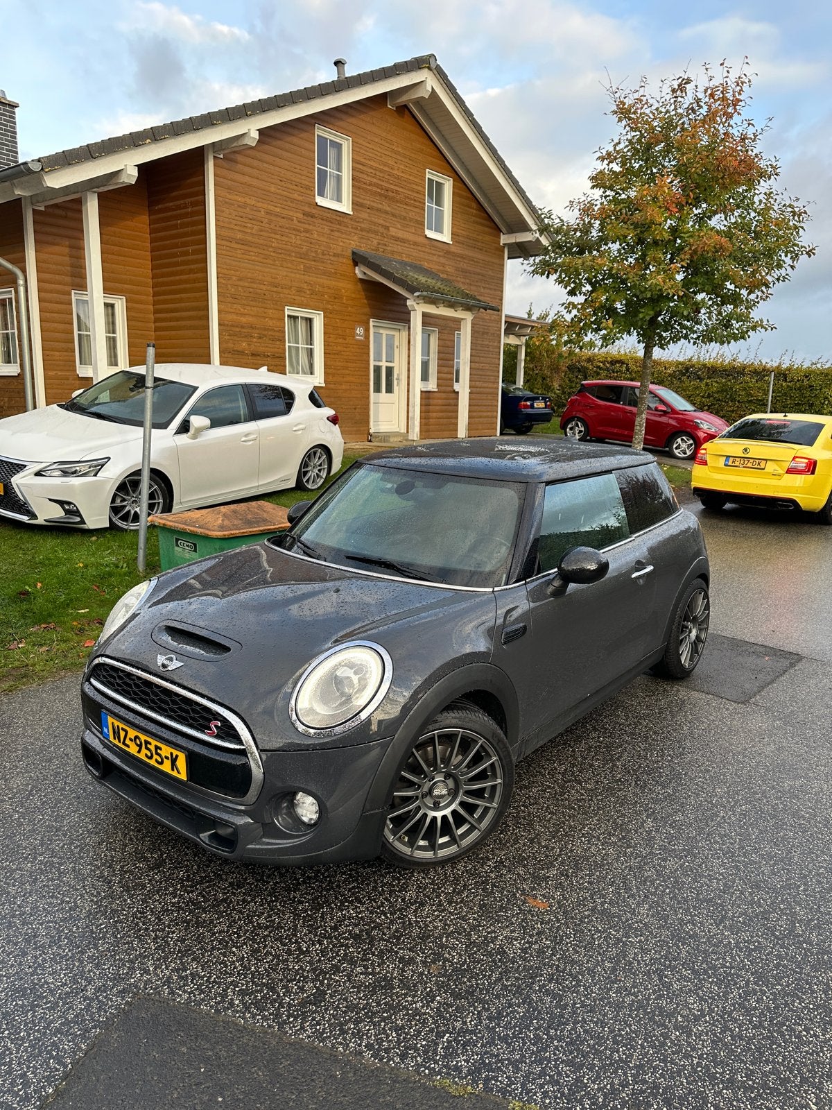 Mini Cooper S F56 Chili 2014 Thunder Grey - OZ Racing, Forge, Auto's, Voorwielaandrijving, 1998 cc, Zwart, 4 cilinders