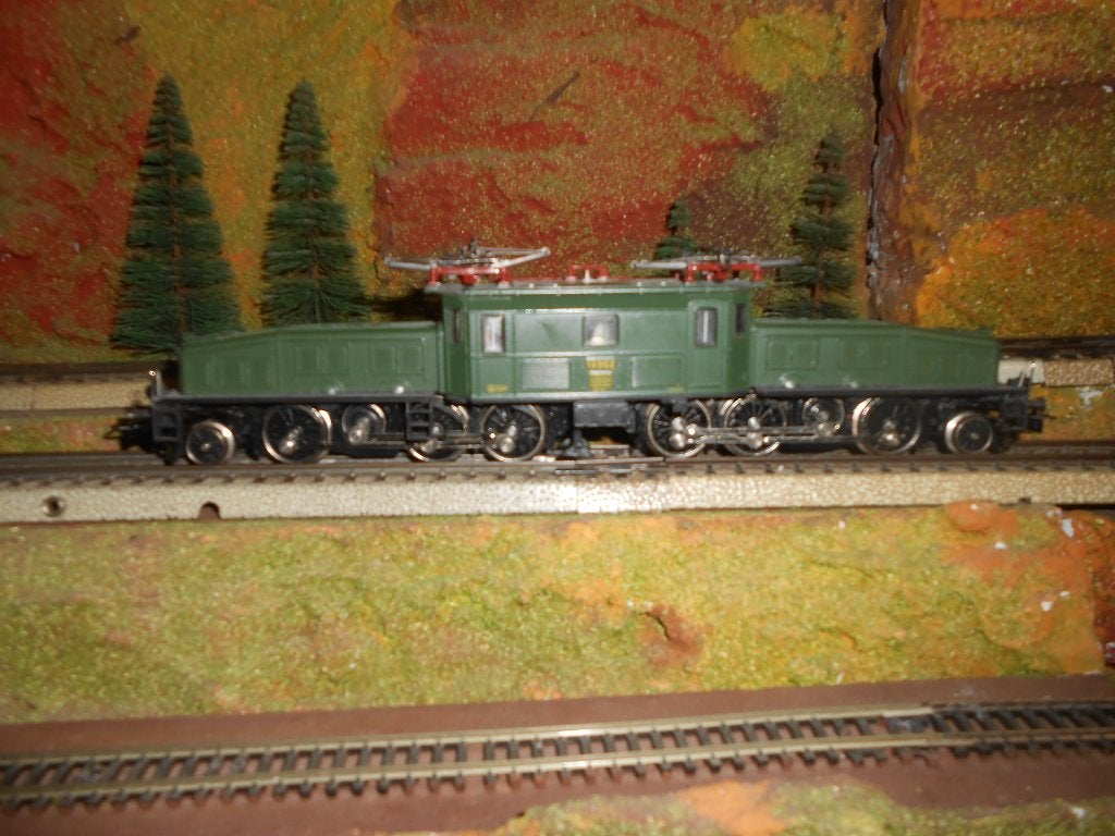 Märklin 3356 de Zwitserse krokodil groen digitaal, ovp, Wisselstroom, Locomotief, Analoog, Ophalen of Verzenden