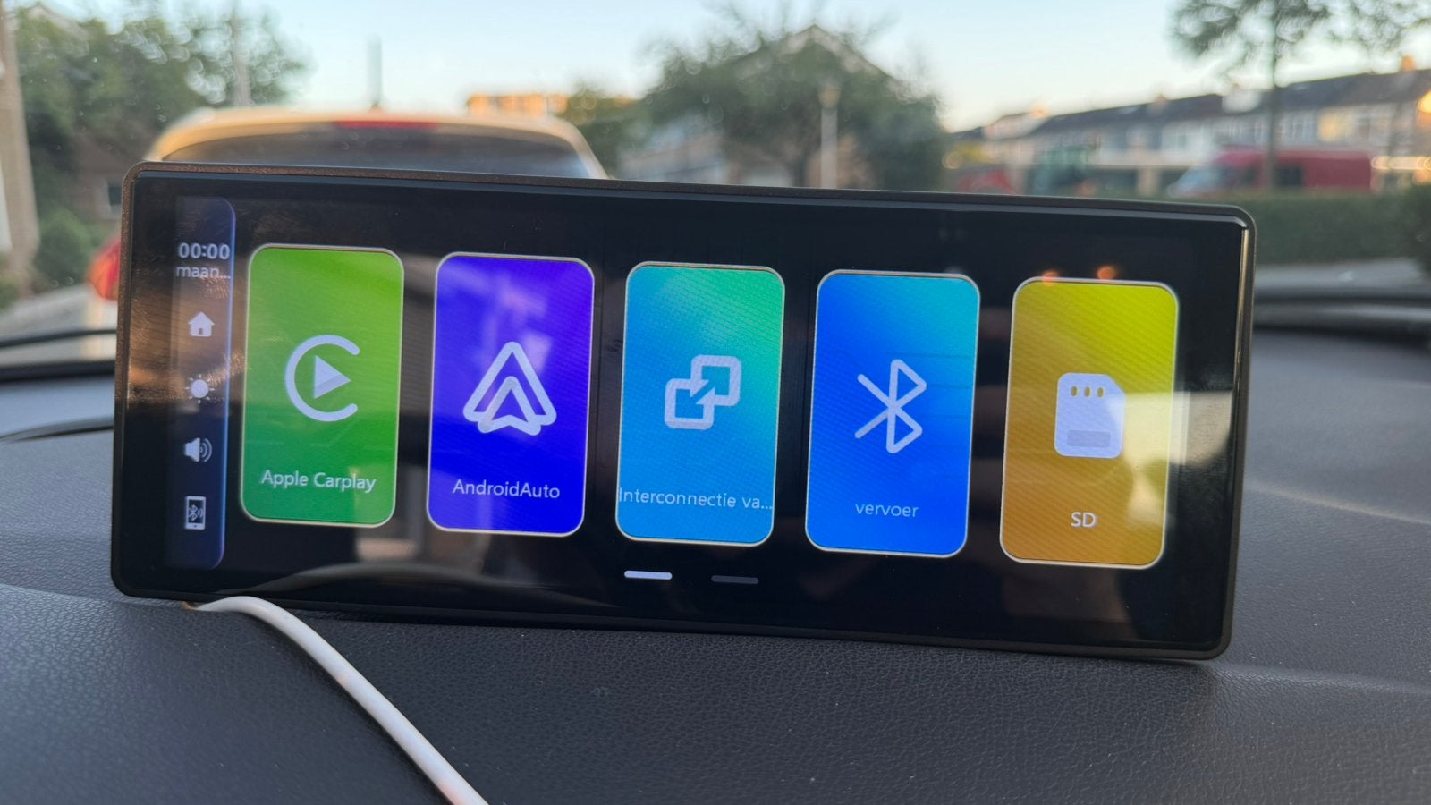 Apple CarPlay / Android Auto - 9.3 inch scherm, Ophalen of Verzenden, Zo goed als nieuw