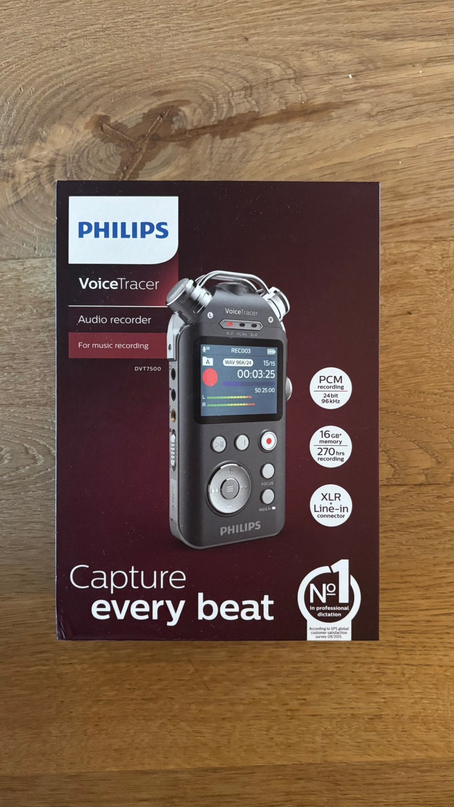 Philips VoiceTracer DVT7500, Ophalen of Verzenden, Nieuw
