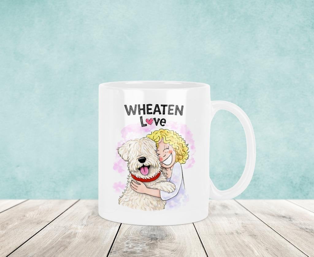 Wheaten Terrier Mok - Blond Stijl, Verzenden, Nieuw, Keramiek, Kop(pen) en/of Schotel(s)