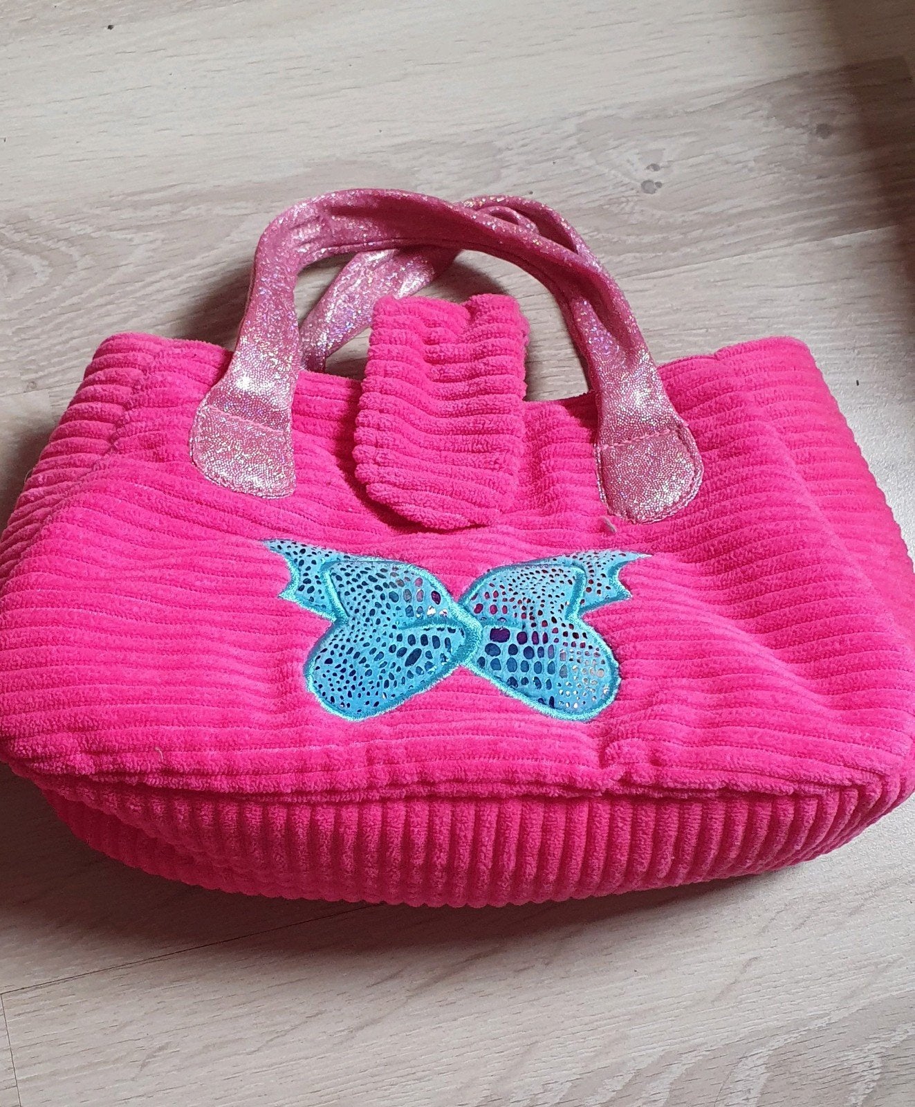 Kindertasje, Ophalen of Verzenden, Zo goed als nieuw, Roze, Handtas