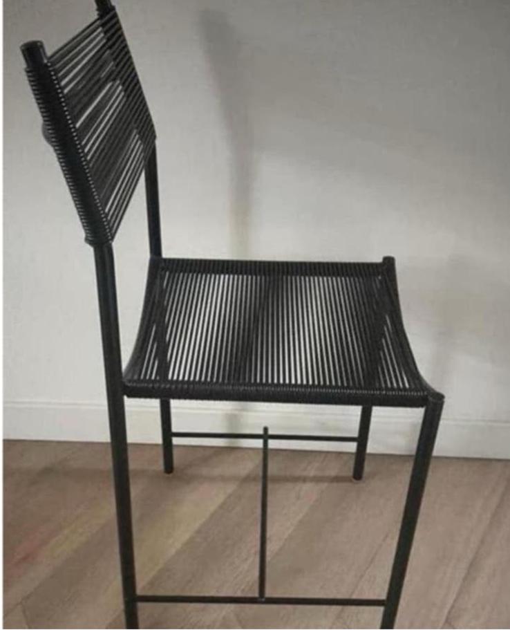4 Spaghetti stoelen van het merk Alias Giandomenico Belotti., Huis en Inrichting, Ophalen, Zwart, Zo goed als nieuw, Vier