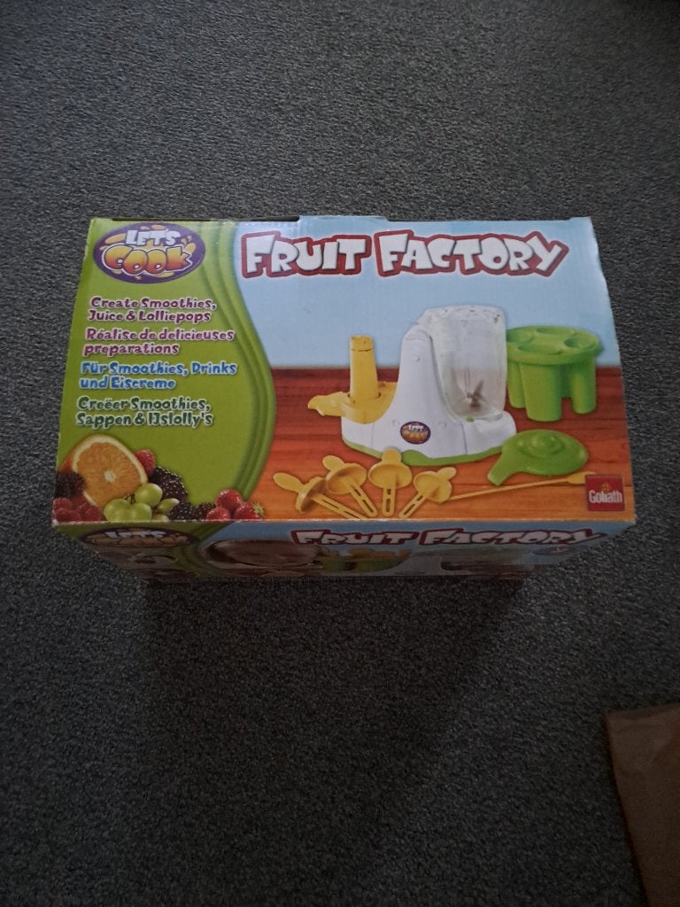 Let’s Cook - Fruit Factory - kindermixer + ijsjesmaker, Minder dan 1 liter, Ophalen of Verzenden, Gebruikt, 2 snelheden