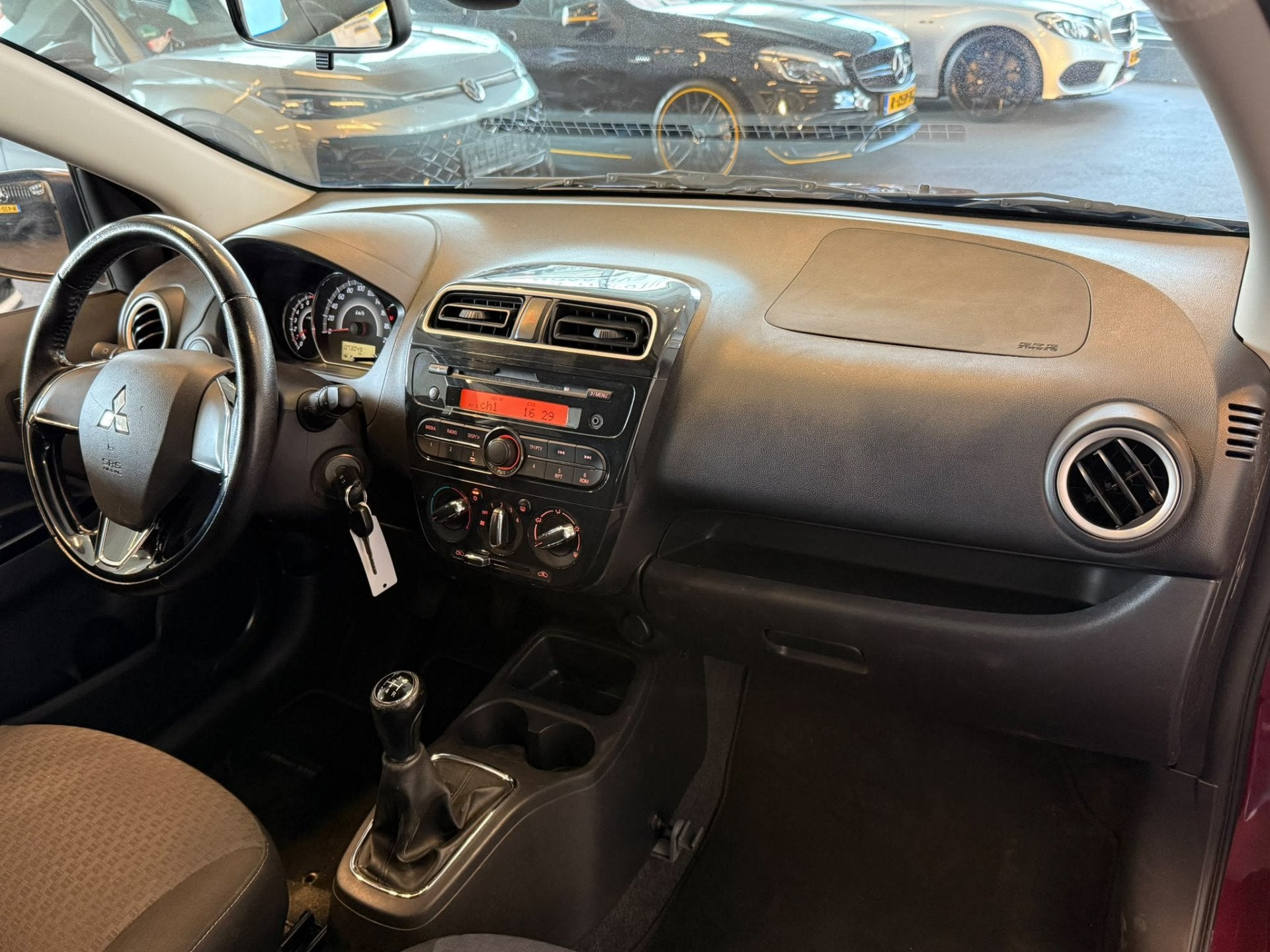 Mitsubishi Space Star 1.0 Intense | Airco | Radio/MP3 | Elek, Voorwielaandrijving, Stof, Gebruikt, Met garantie (alle)