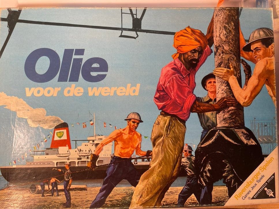Olie voor de Wereld - Ravensburger Spel (Vintage), Hobby en Vrije tijd, Drie of vier spelers, Ophalen of Verzenden, Zo goed als nieuw