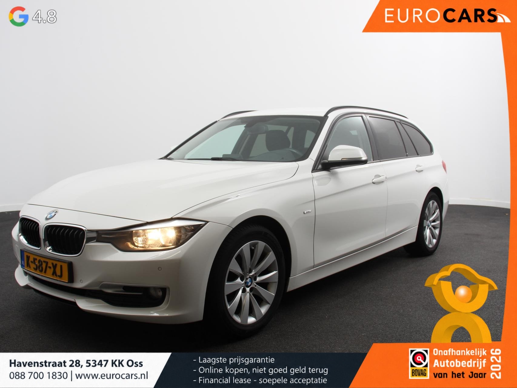 BMW 3-serie Touring 316i M Sport Edition High Executive Half, Auto diversen, Einsteinlaan 5
2289 CC  Rijswijk, NL, Wit, Handgeschakeld