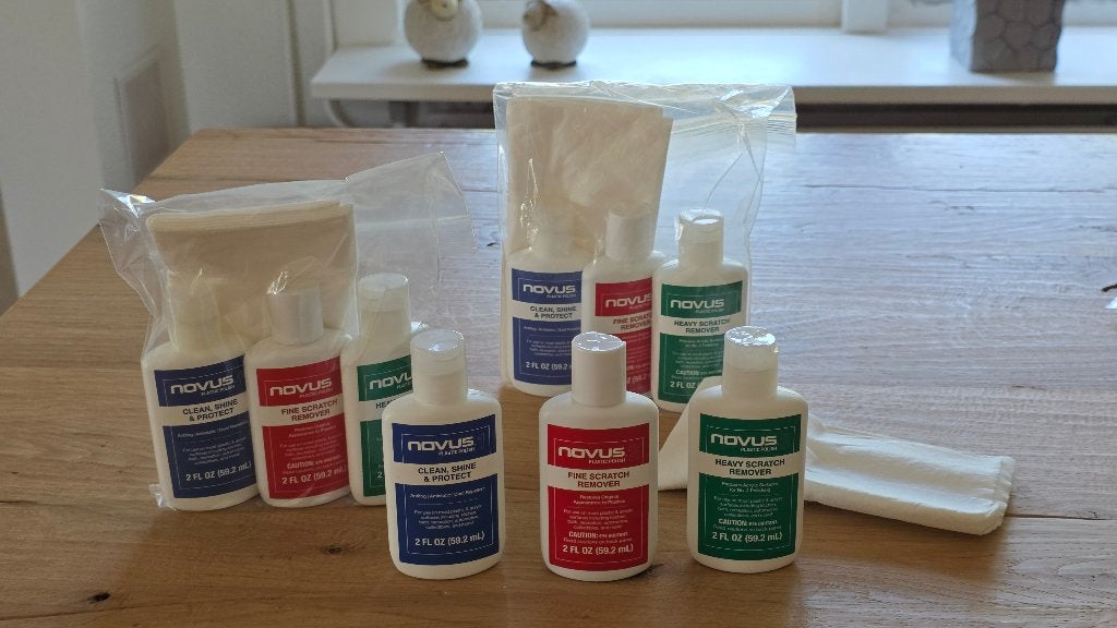 Novus Plastic Polish Kit Krasverwijderaar Plastic & Acrylaat, Ophalen of Verzenden