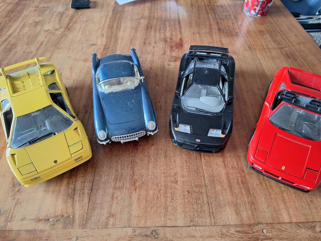 Set van 4 model auto's - MIRA  & Burago, Ophalen of Verzenden, Auto, Overige merken