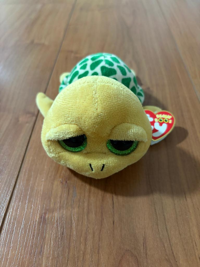 Nieuwe Ty Beanie Boo's Pokey Schildpad met kaartje, Geel, Overige typen, Nieuw, Ophalen of Verzenden
