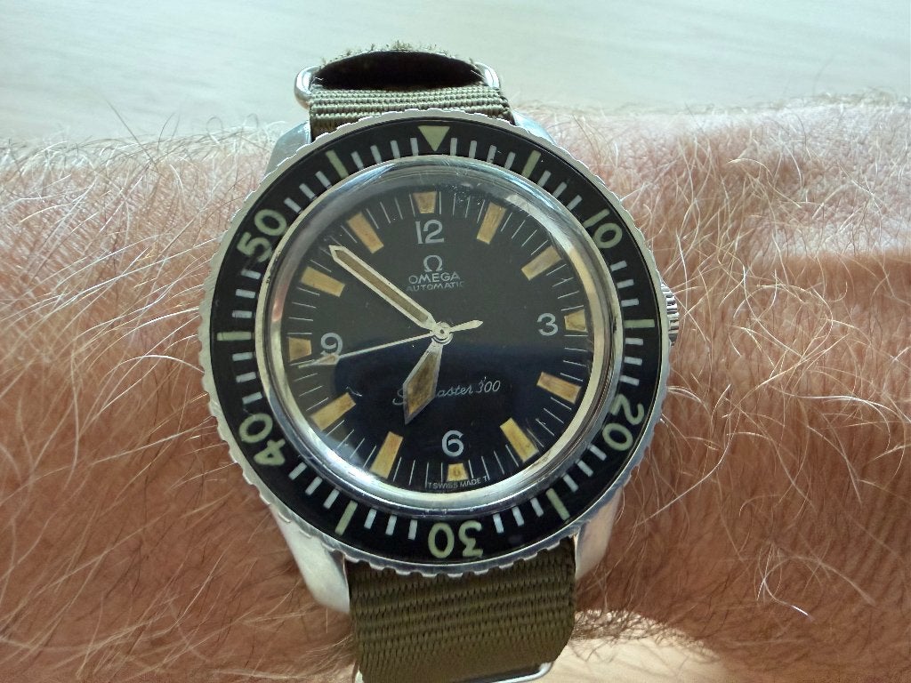 Omega Seamaster 300 , 165.024, Staal, Met bandje, Polshorloge, Omega