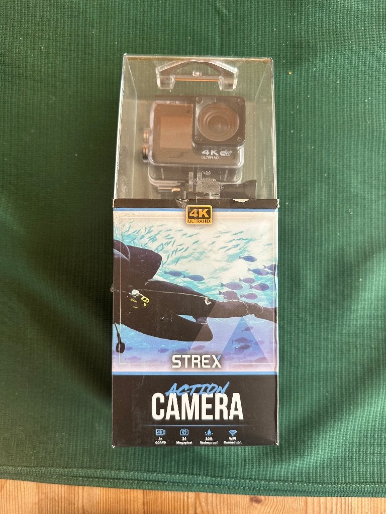 strex action camera, Accu, Ophalen of Verzenden, Zo goed als nieuw, 24 megapixels
