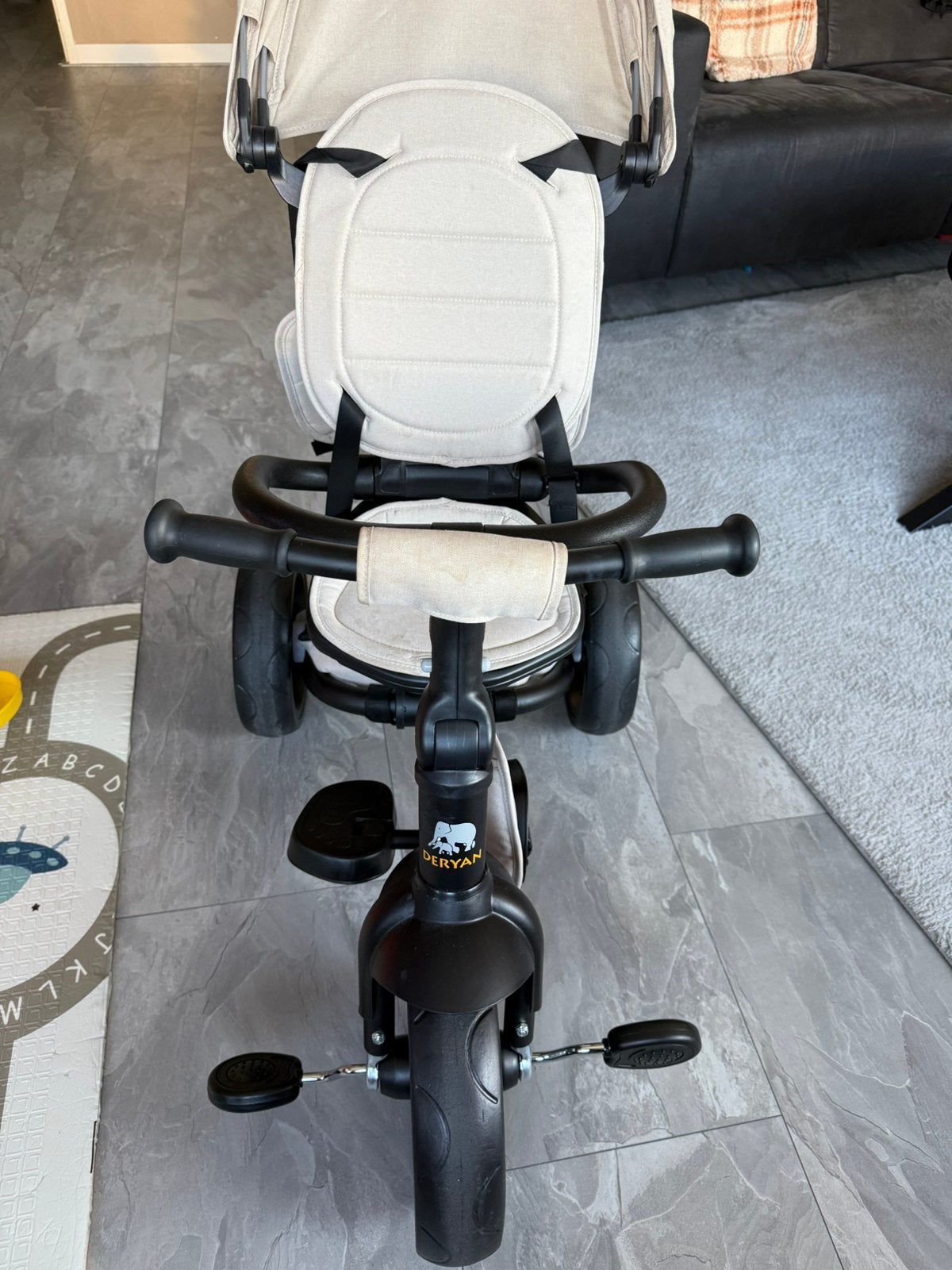 Deryan driewieler fiets, Ophalen, Gebruikt, Duwstang