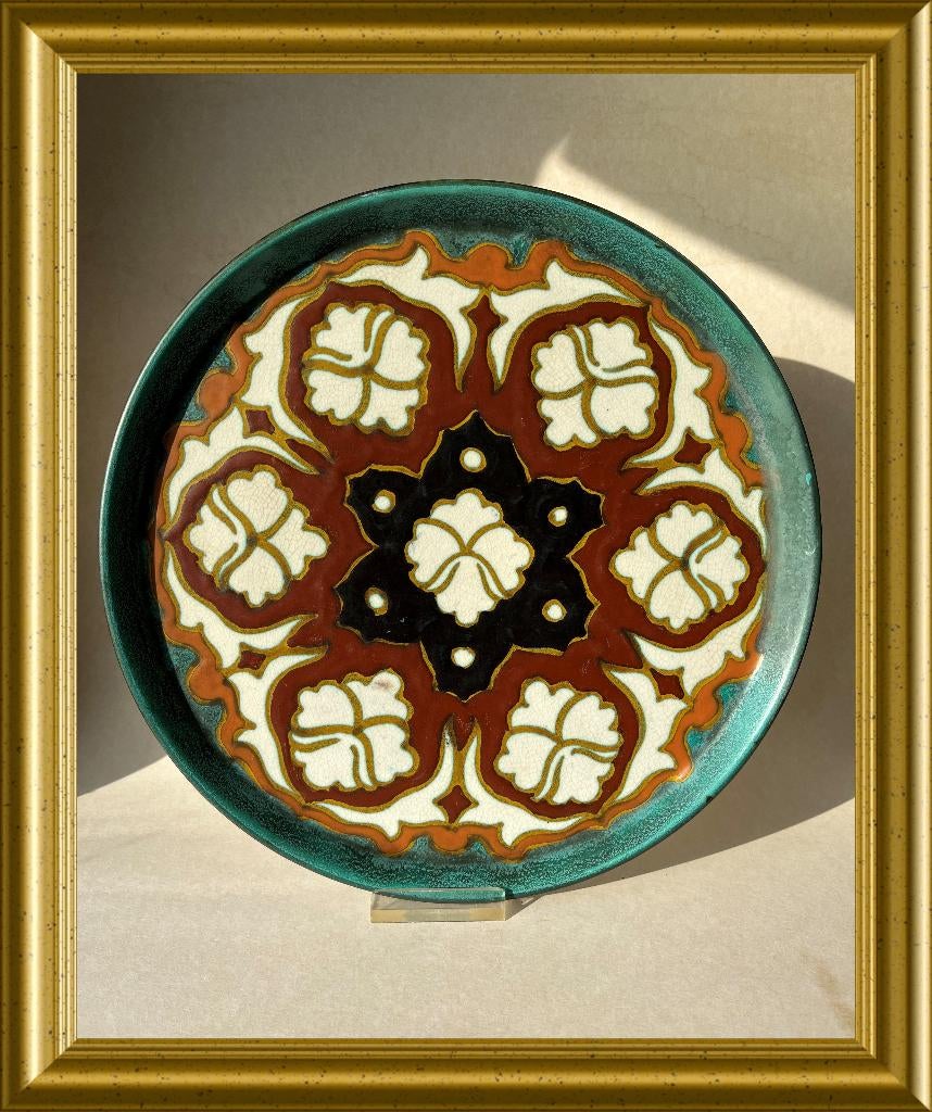 Oud platelen dienblad Plazuid Gouda, Decor Betty, Ophalen of Verzenden