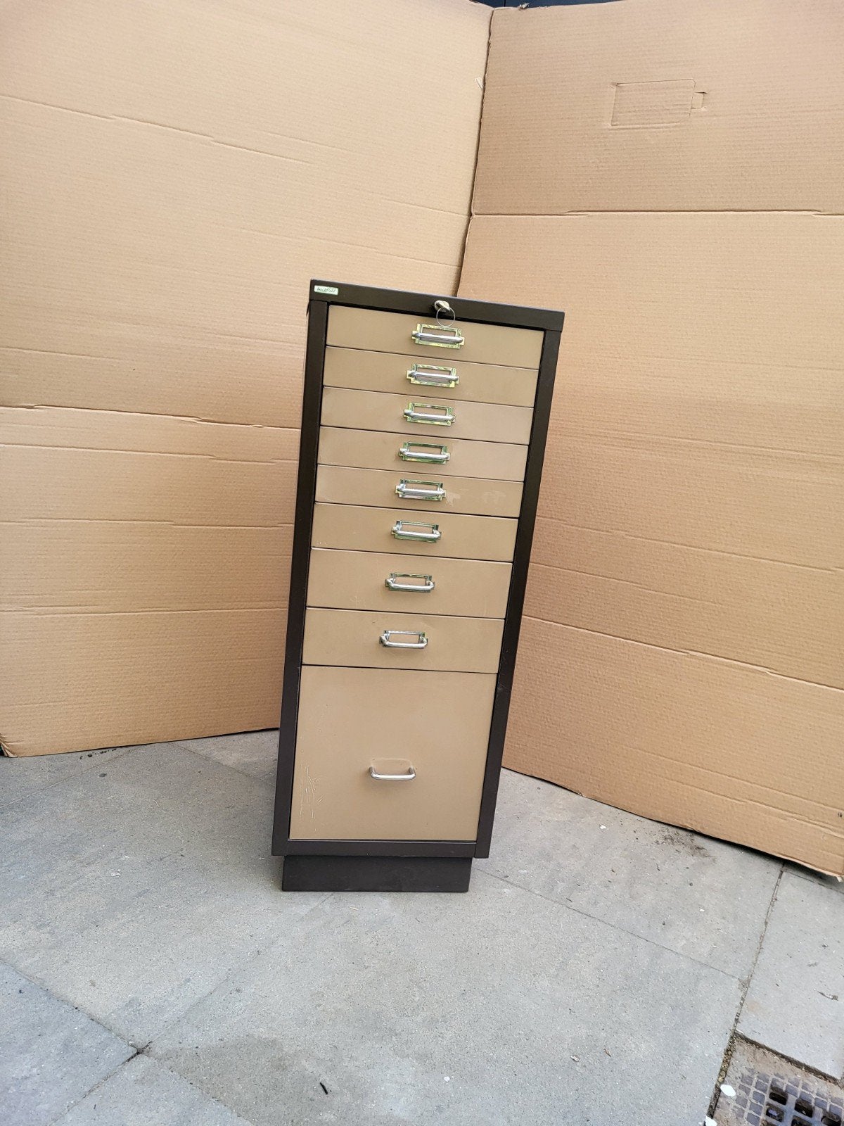 Vintage Backfield Ladenkast Jaren '60 - 92x34,5x48 cm, Ophalen of Verzenden