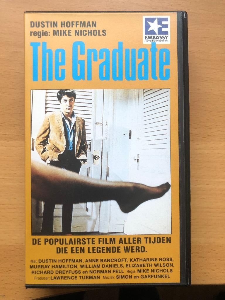 The Graduate (1967) videoband., Vanaf 12 jaar, Ophalen of Verzenden, Zo goed als nieuw, Drama