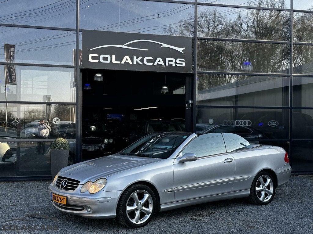 Mercedes CLK-klasse Cabrio 240 Avantgarde leder, Auto's, Automaat, Achterwielaandrijving, Gebruikt, 2597 cc