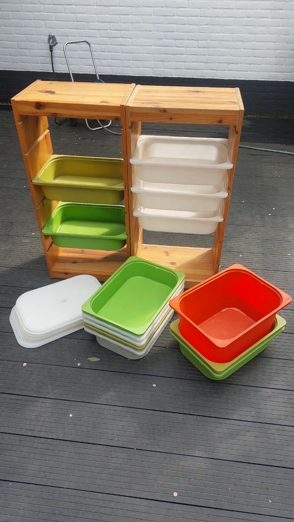 2x trofast kast ikea, Ophalen, Gebruikt