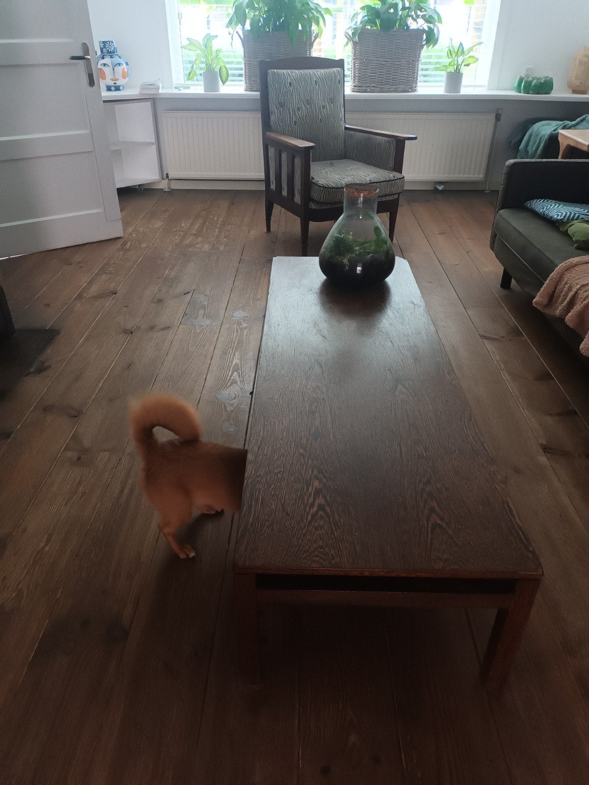 Jaren 60/70 salontafel - recent opgeknapt, Huis en Inrichting, Tafels | Salontafels, Gebruikt, 100 tot 150 cm, Vintage, Jaren 60, Jaren 70, Retro