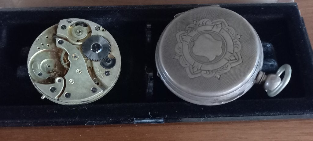 Antiek zakhorloge, Ophalen of Verzenden, Staal, Zakhorloge, Overige merken