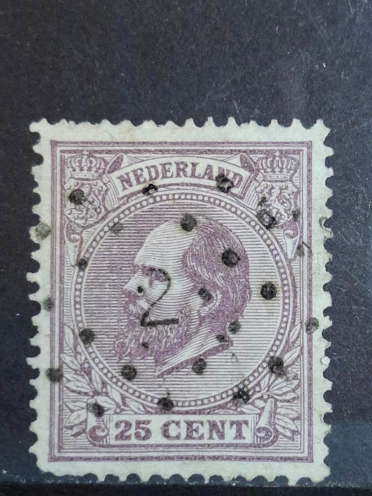 Puntstempel zegel nr 2 Almelo nvph nr 26, Postzegels en Munten, Postzegels | Nederland, Ophalen of Verzenden