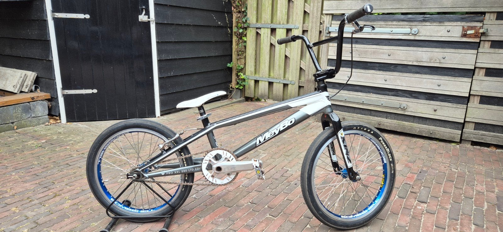 Meybo BMX  PRO XXL 550 LTD EDITION, Fietsen en Brommers, Ophalen, 24 inch of meer, Gebruikt, Velgrem