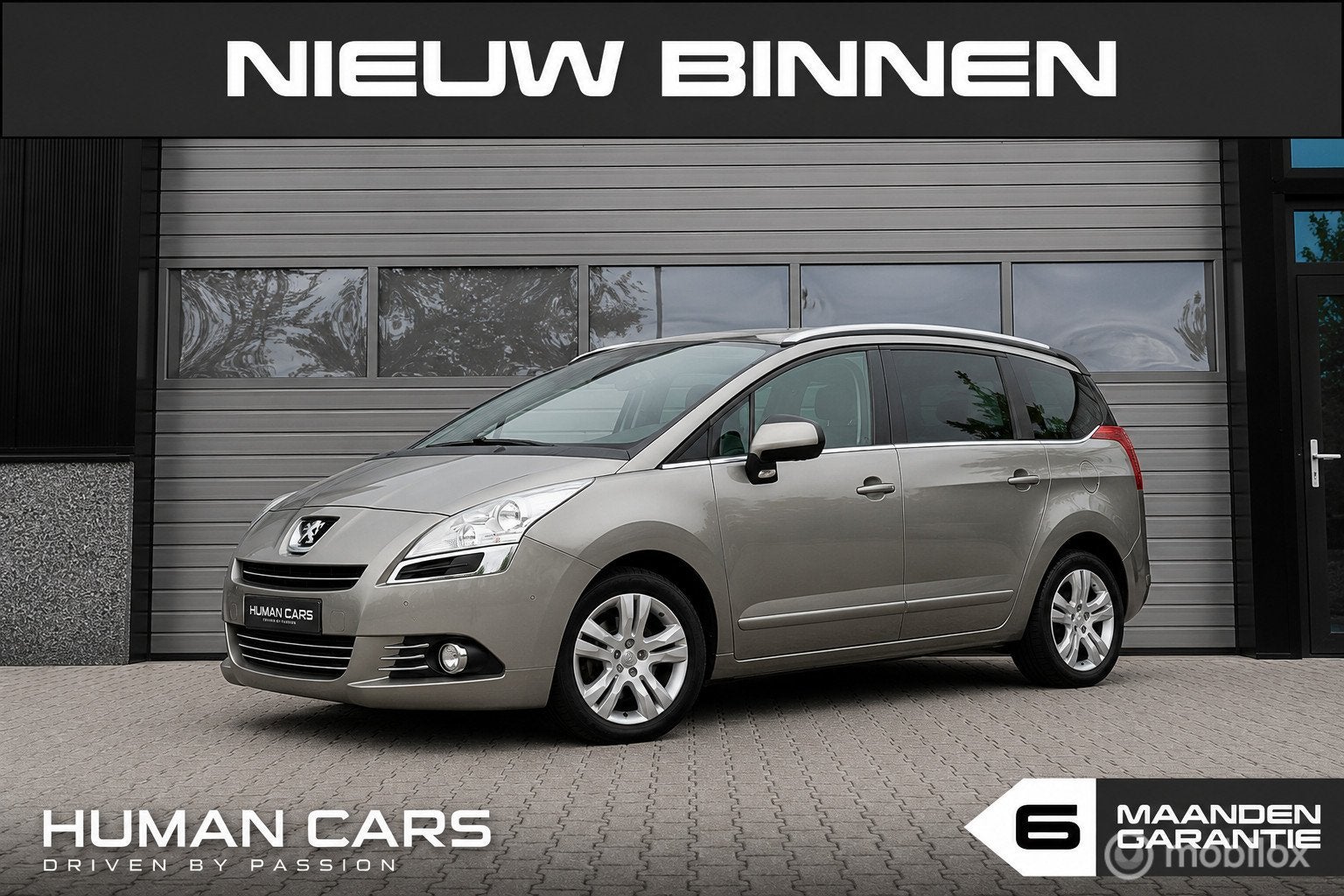 Peugeot 5008 1.6 THP Blue Lease Executive 7p Trekhaak Leer, Auto's, Peugeot, Euro 5, Gebruikt, 7 stoelen, Bedrijf