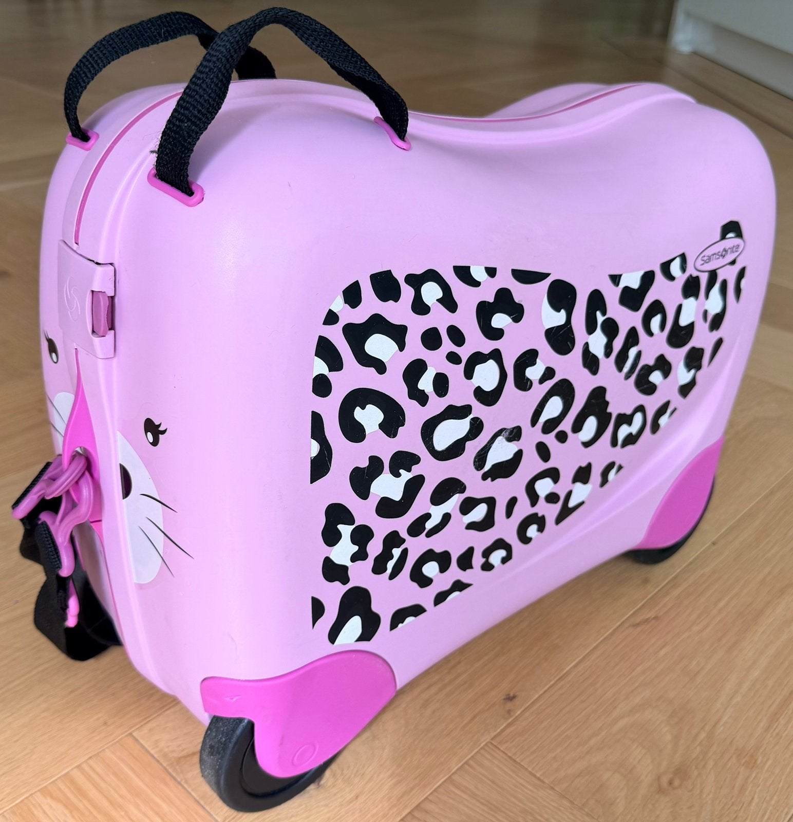 Samsonite kinderkoffer dreamrider leuke print, Hard kunststof, Minder dan 50 cm, Ophalen of Verzenden, Zo goed als nieuw
