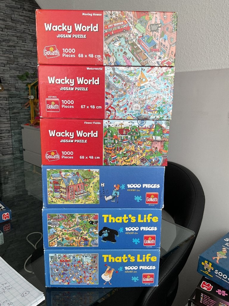 Puzzels, Ophalen, 500 t/m 1500 stukjes, Zo goed als nieuw, Legpuzzel