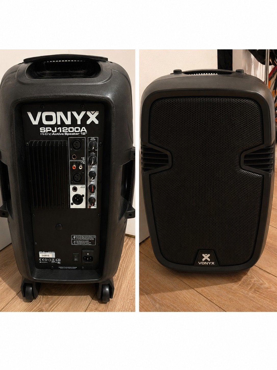 Vonyx SPJ1200A 12" Actieve Speaker 600W, Audio, Tv en Foto, Luidsprekers, Gebruikt, Party speaker, Ophalen of Verzenden, USB-aansluiting