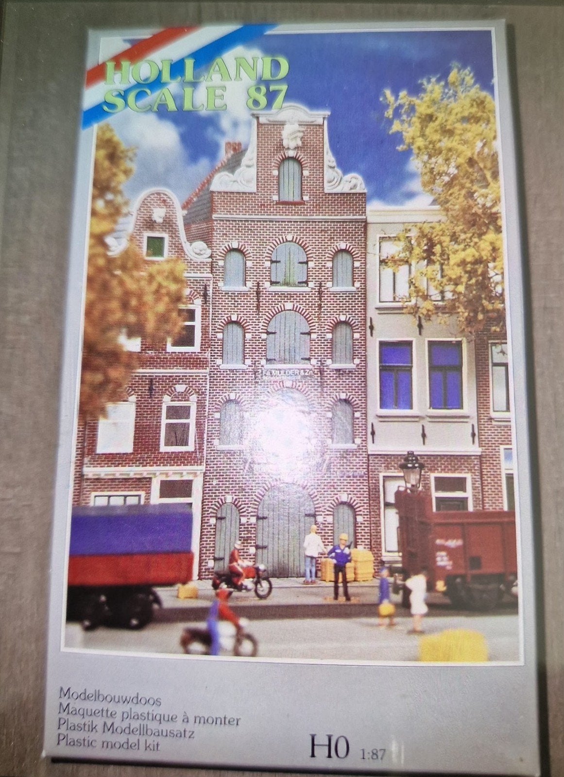 HOLLAND SCALE HO A600 PAKHUIS MET HALSGEVEL NIEUW IN DOOS, Ophalen of Verzenden, Gelijkstroom of Wisselstroom, Brug, Tunnel of Gebouw