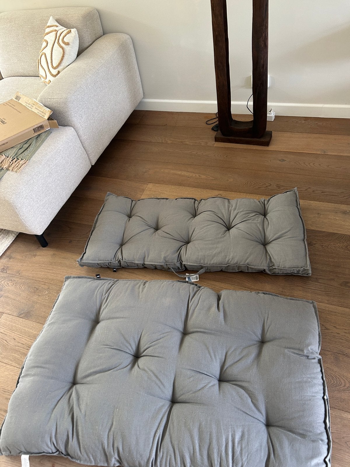 Palletkussens 120x80 cm - grijs - set van 2 XENOS (nieuw), Ophalen of Verzenden