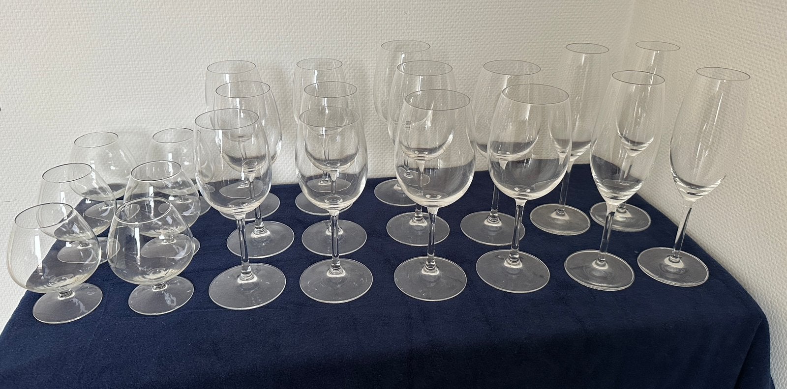 Kristallen champagneglazen, wijnglazen en cognacglazen, Huis en Inrichting, Glas of Glazen, Ophalen of Verzenden, Overige stijlen