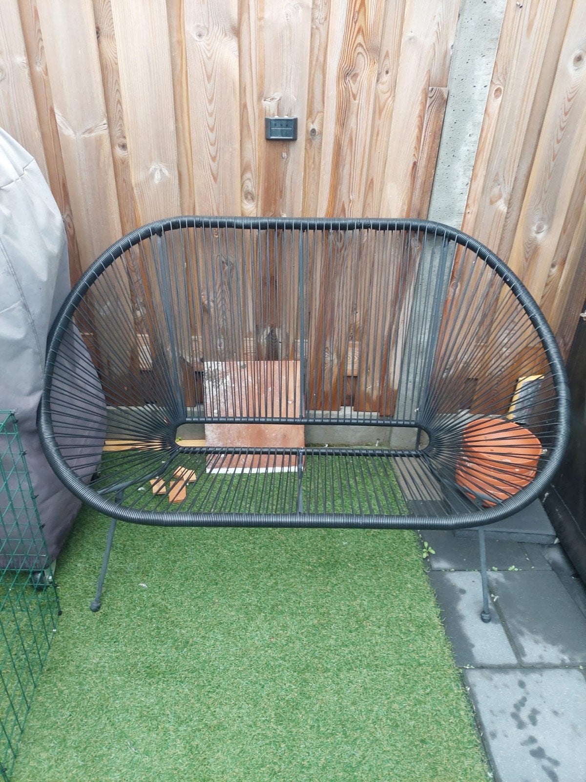 Zgan bankje, Tuin en Terras, Ophalen, Zo goed als nieuw