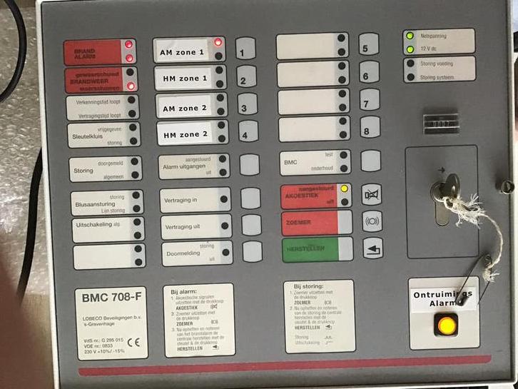 (Beheerder) Brandmeldcentrale trainingsunit/ BHV -hoofd bhv, Hobby en Vrije tijd, Ophalen, Gebruikt, Meerdere media