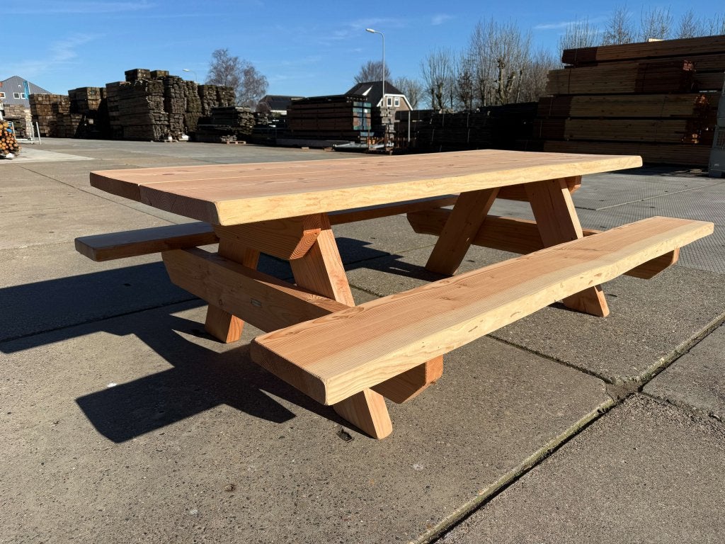 6 CM dik Douglas Picknicktafel Tuin Picknick Tafel, Tuin en Terras, Tuinbanken, Niet ingevuld, Niet ingevuld, Nieuw, Ophalen of Verzenden